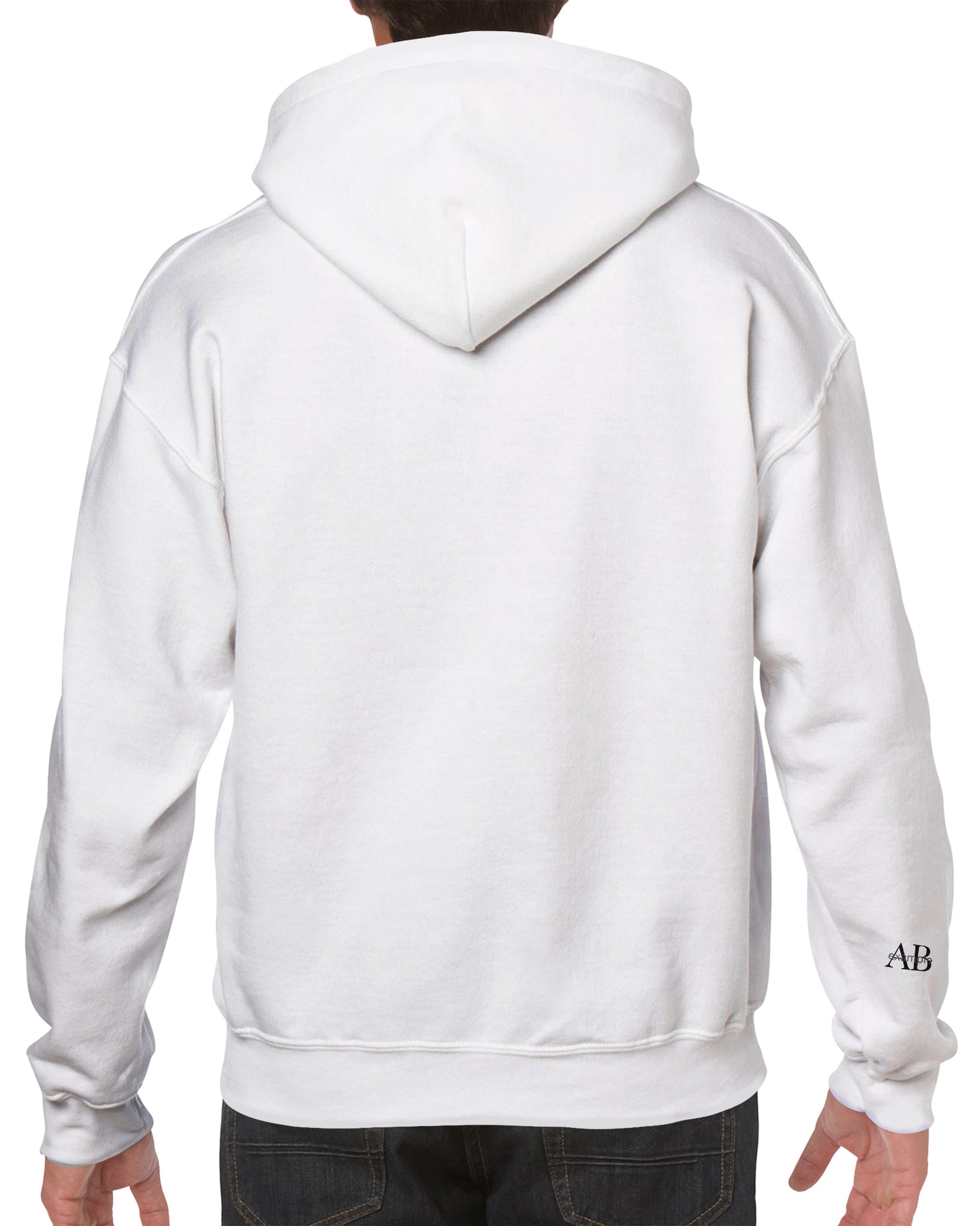 Custom Hoodie Unisex White